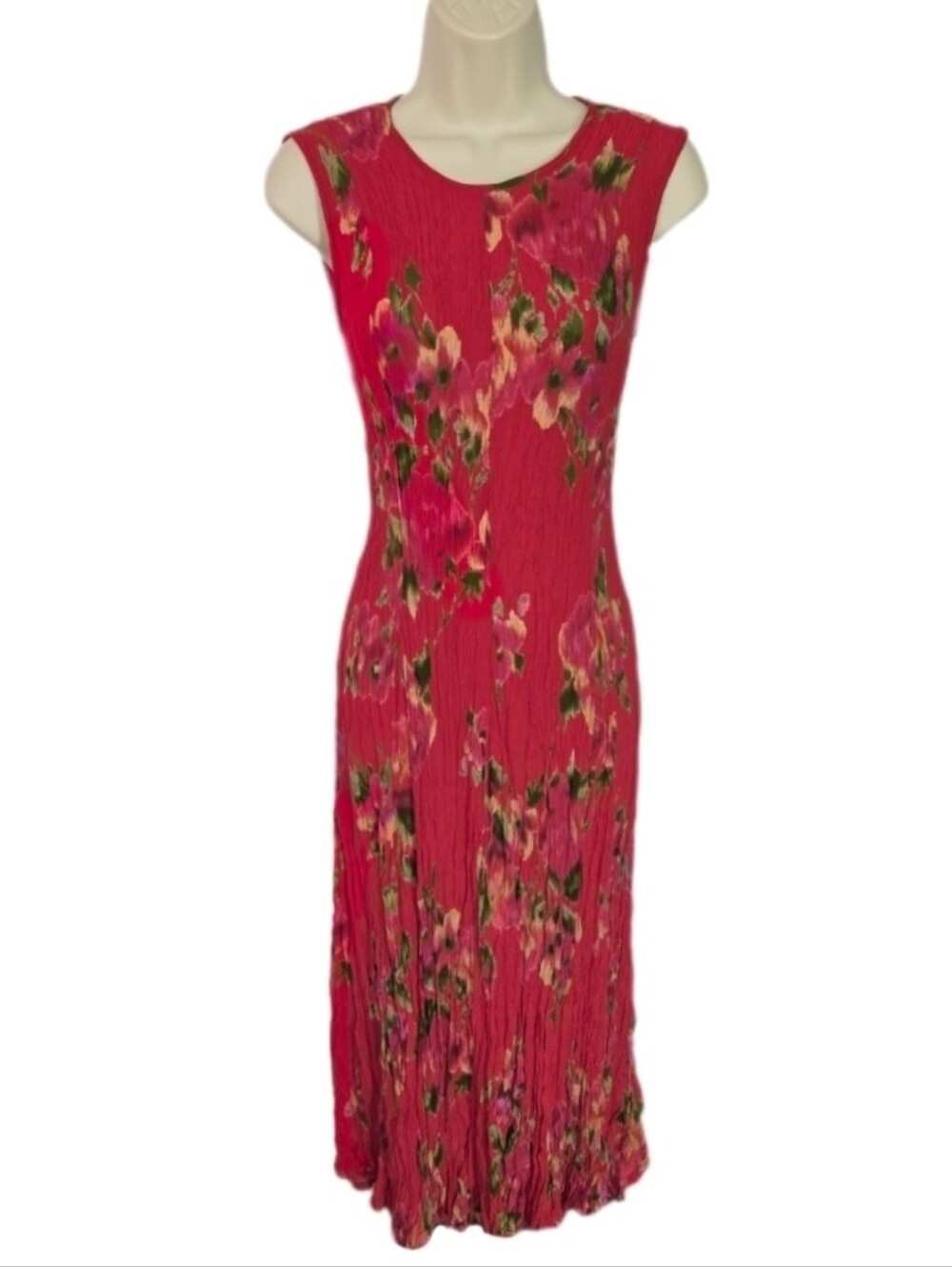 American Angel Dress Midi Tie Back Sleeveless Red Size S Small - Picture 16 of 16